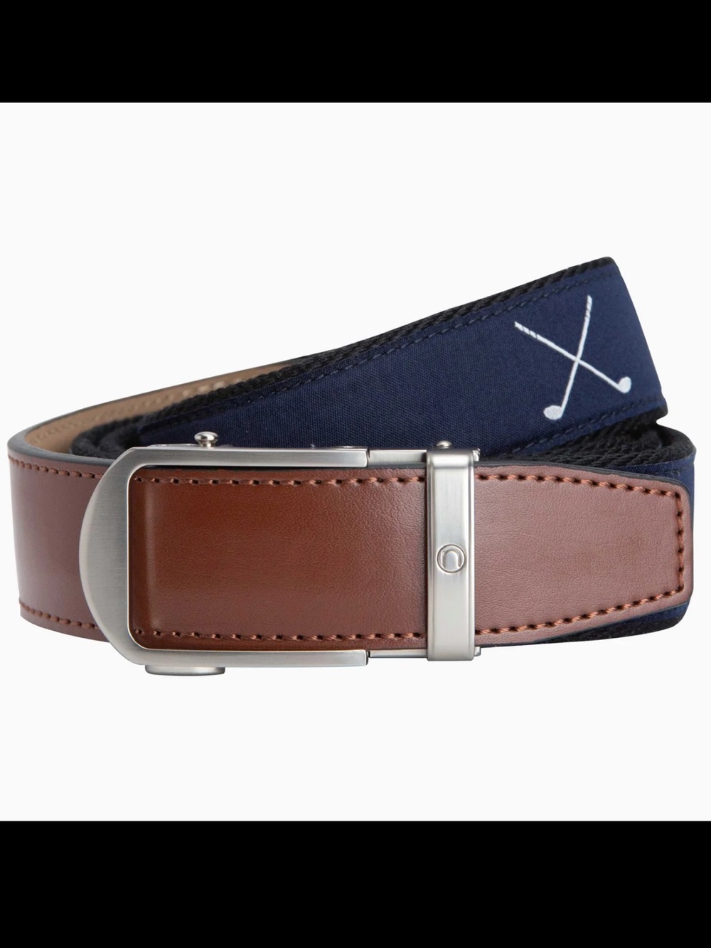 Nexbelt Men’s Ratchet Hampton Golf Tee Time Ribbon Belt Cut to 39 Inches